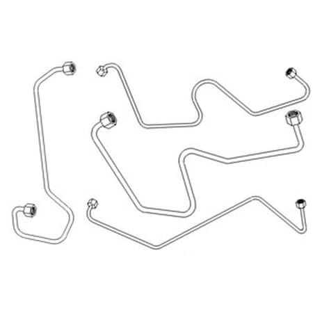 Aftermarket Injection Line Fits Ford Fits New Holland Tractor 650 5600 5700 5900 6600 FPL200